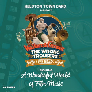 Wallace and Gromit - The Wrong Trousers with LIVE BRASS BAND!